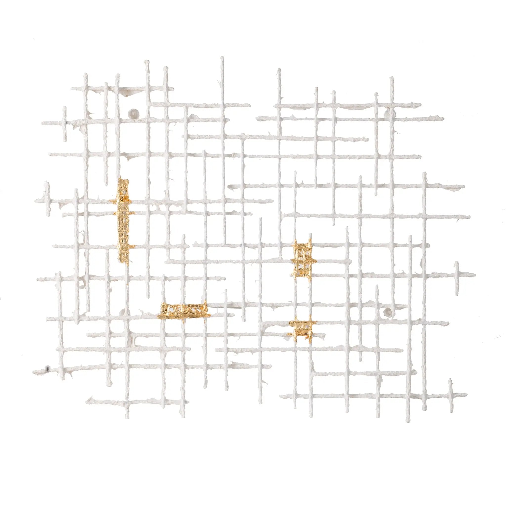 Iron Wall Decor - White / Gold by Unique Piece Furniture