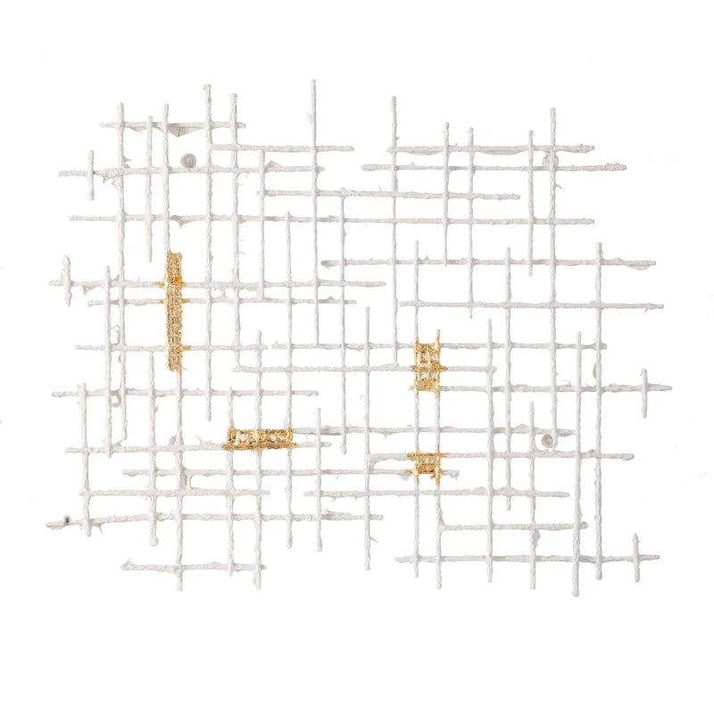 Iron Wall Decor - White / Gold by Unique Piece Furniture