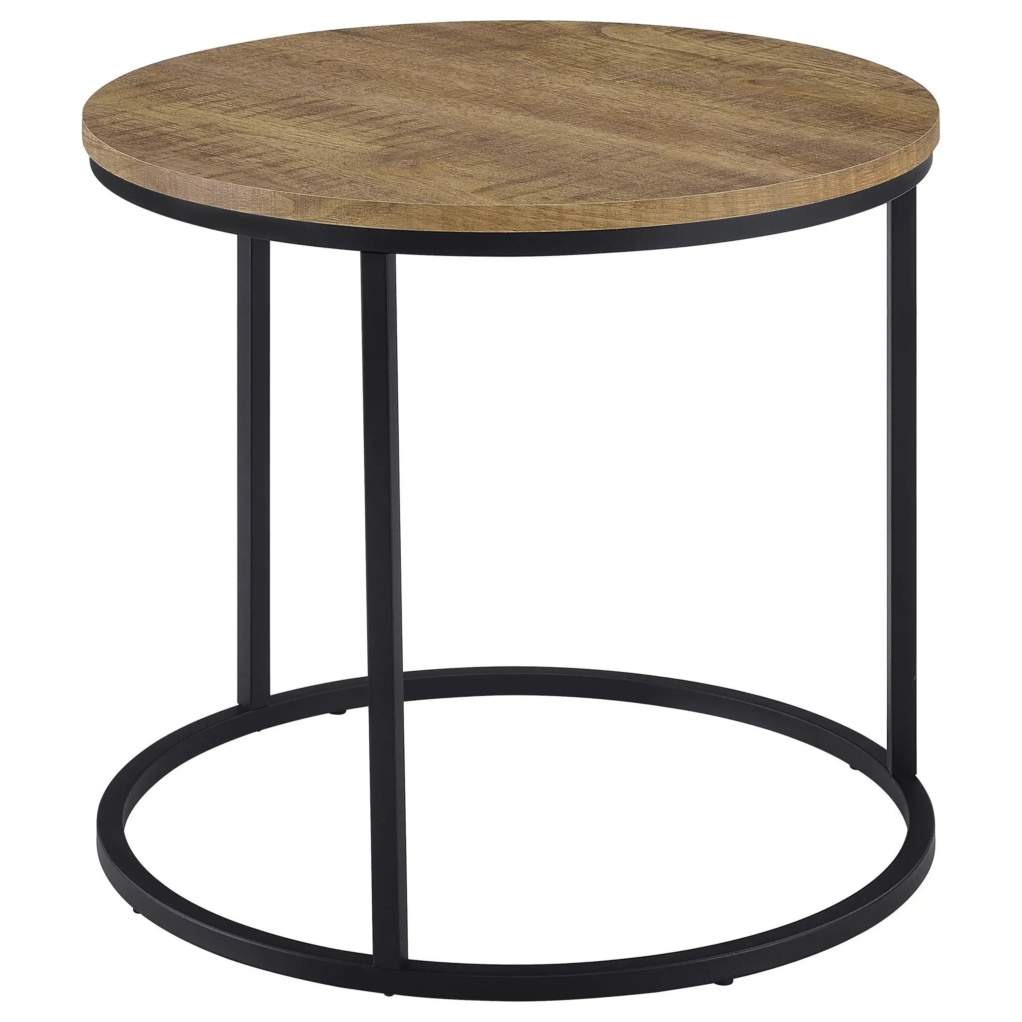 Lainey Round Occasional Side End Table Mango by Unique Piece Furniture