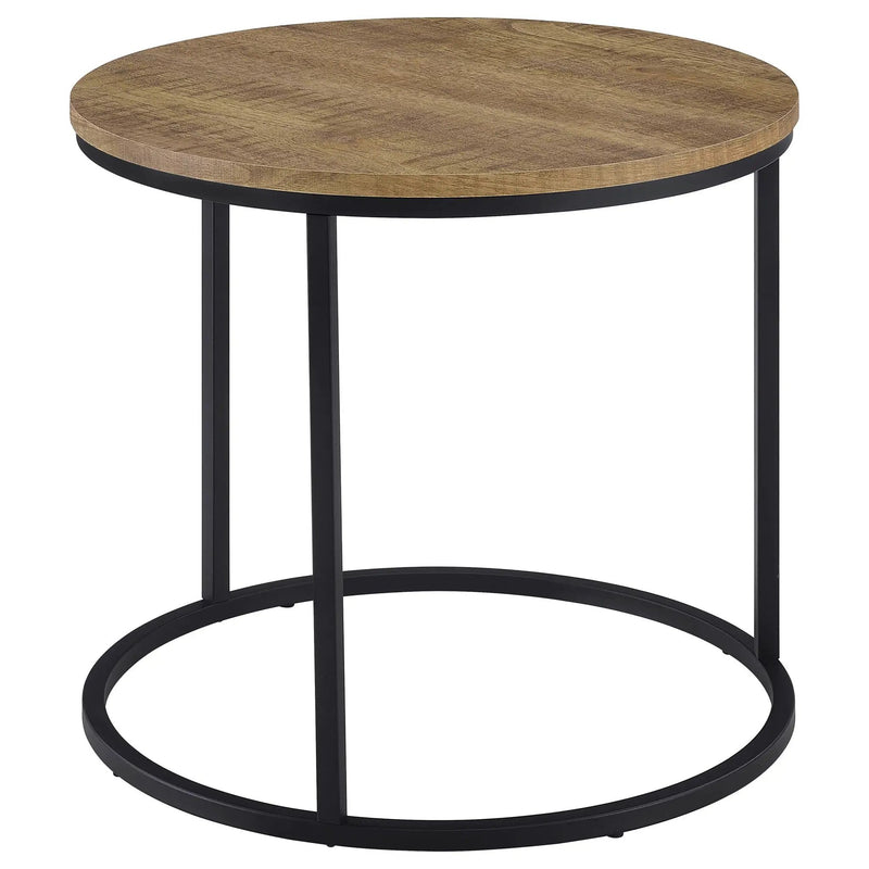 Lainey Round Occasional Side End Table Mango by Unique Piece Furniture