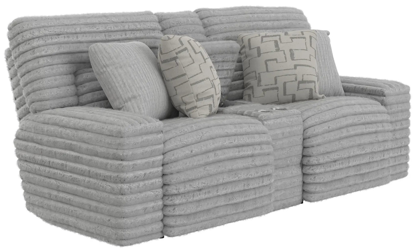 Lynx - Power Reclining Console Loveseat With Zero Gravity by Unique Piece Furniture