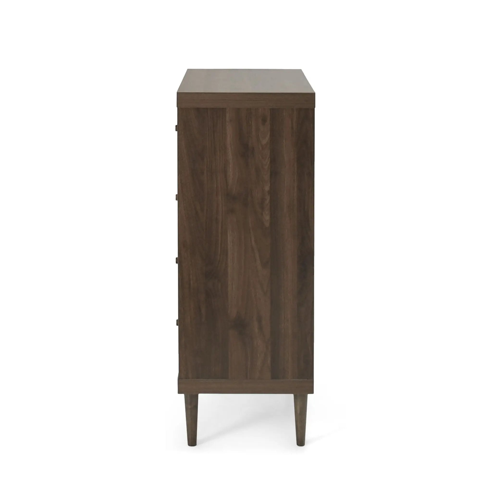 Farhart Mid Century Modern 4 Drawer Dresser - Walnut by HouseOfZazla
