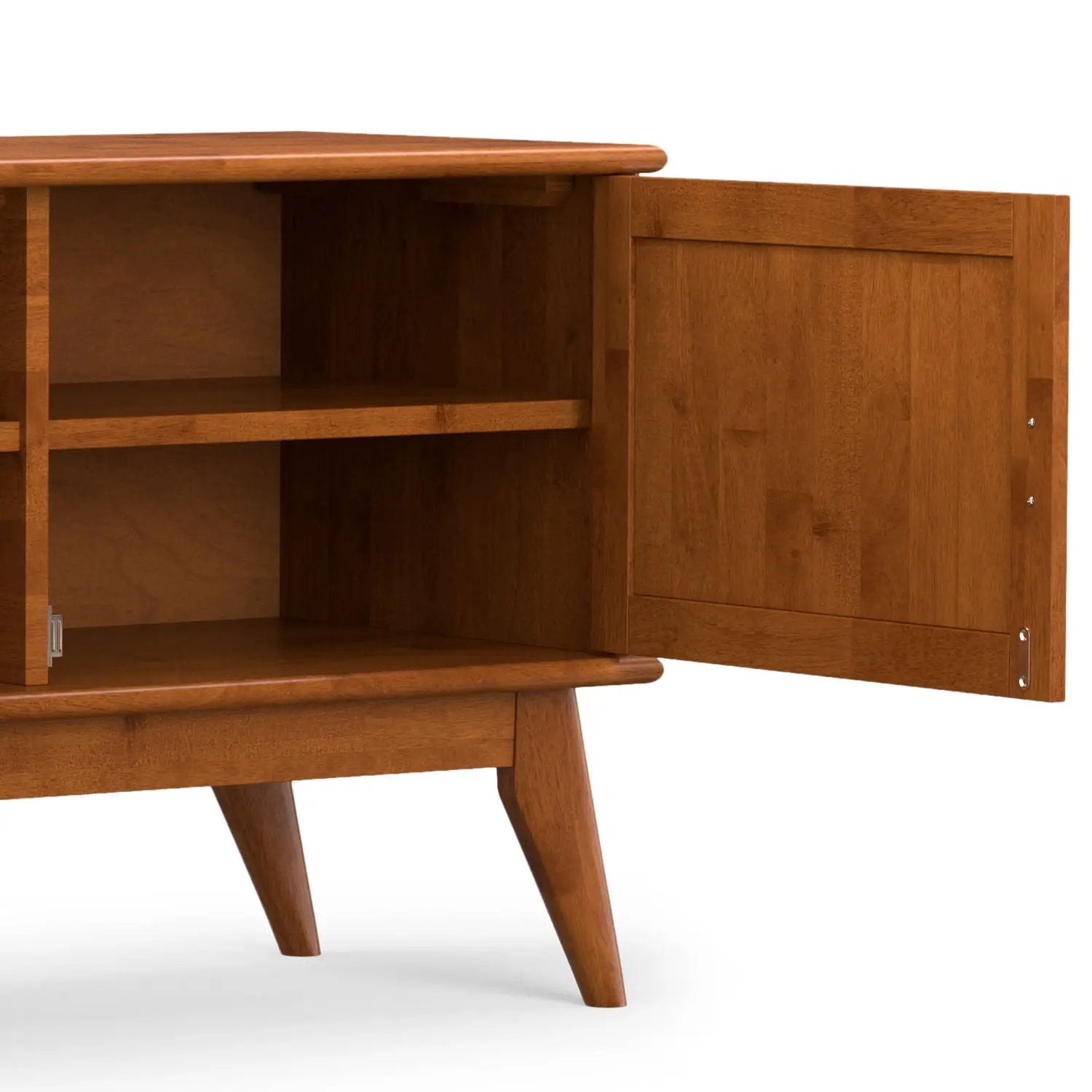 Draper - Handcrafted Mid Century Low TV Media Stand by HouseOfZazla