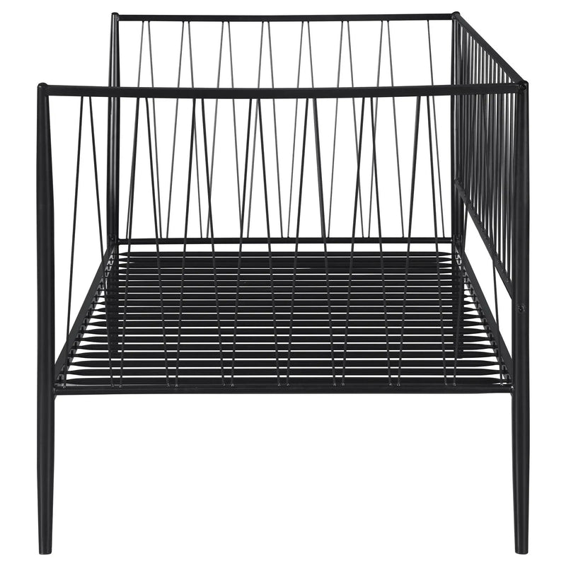 Richland Metal Twin Daybed Bed Frame Matte Black by Unique Piece Furniture