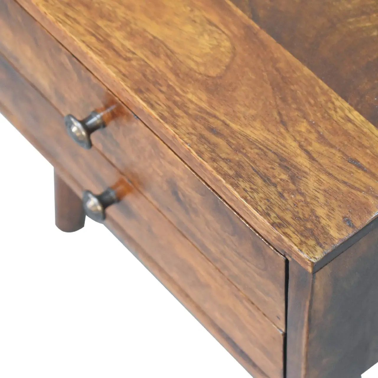 Mini Modern Bedside Table - Chestnut by Unique Piece Furniture