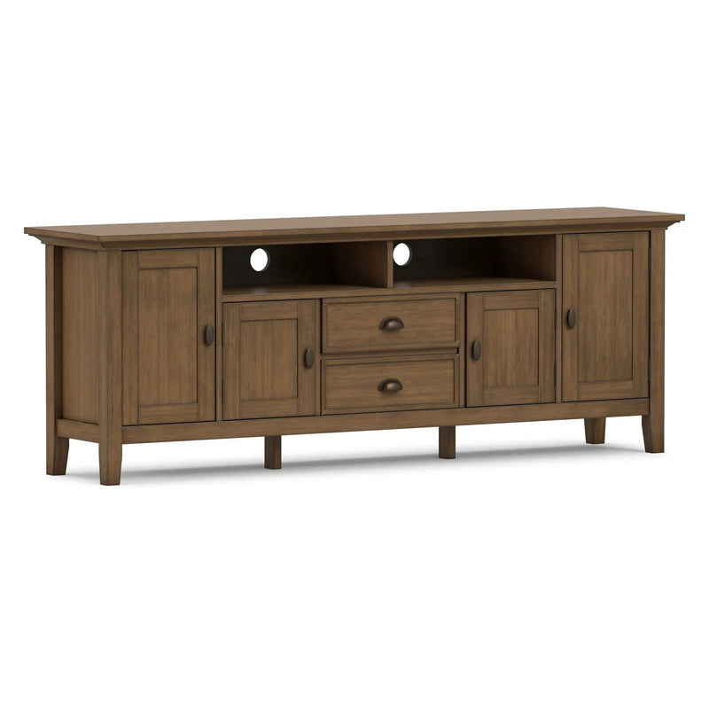 Redmond - TV Media Stand - Rustic Natural Aged Brown, photo 6 of 7