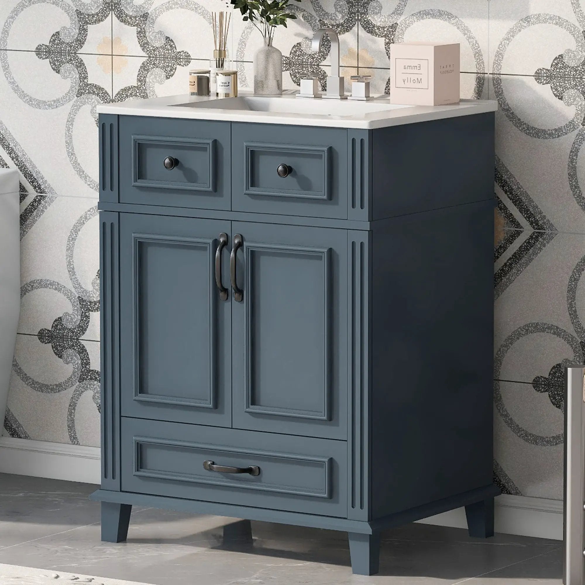 Bathroom Vanity With Sink, Storage Cabinet by Unique Piece Furniture