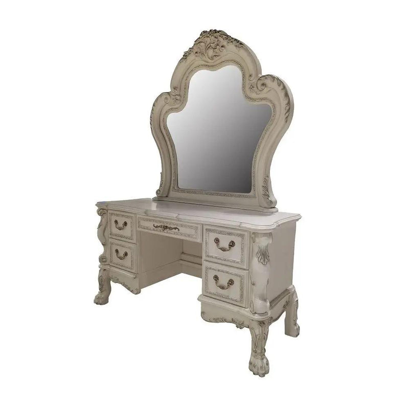 Dresden II - Mirror - Bone White by Unique Piece Furniture