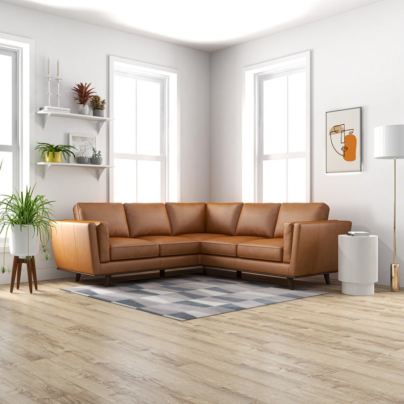 Erman - Corner Sofa - Tan by HouseOfZazla