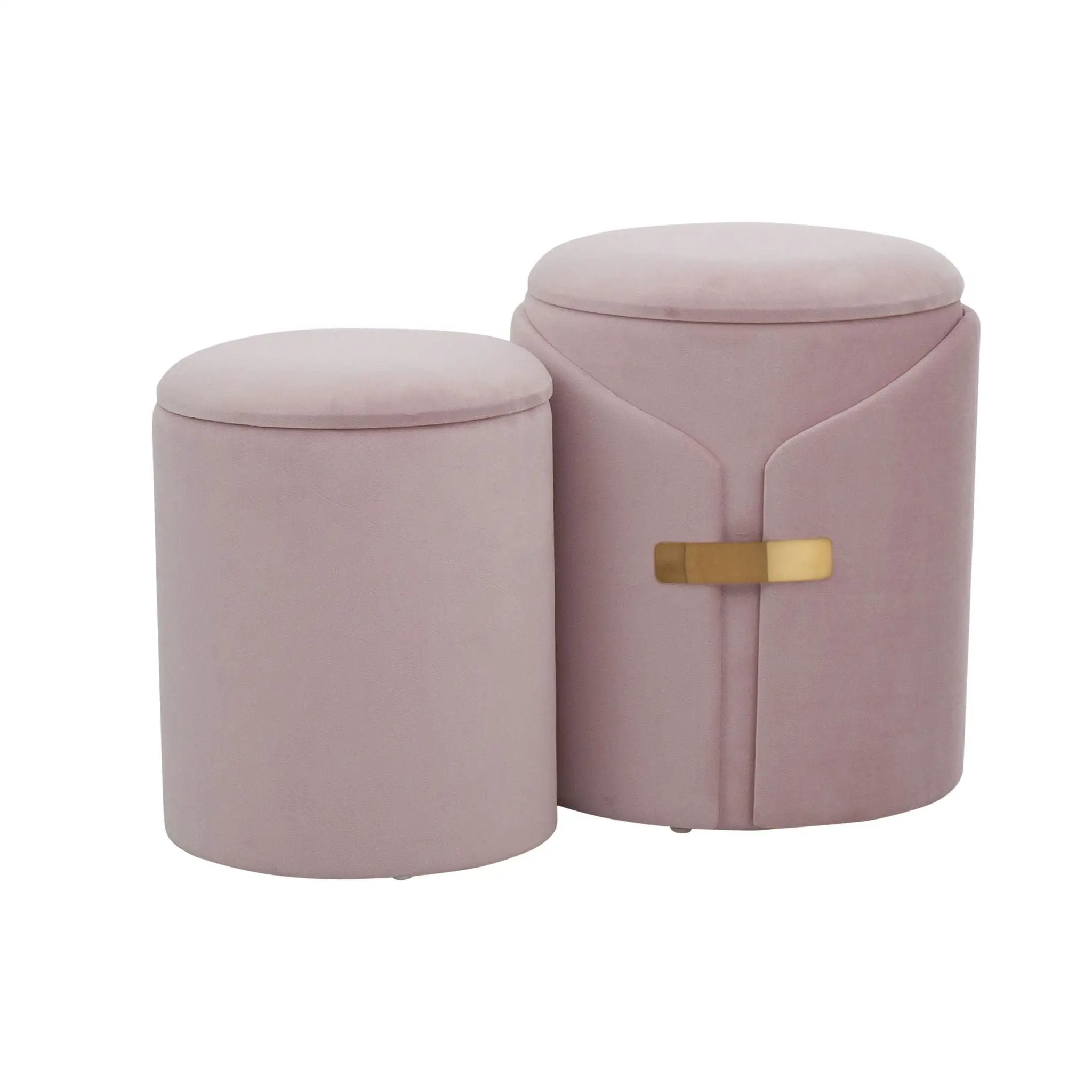 Dahlia - Contemporary / Glam Nesting Ottoman Set by Unique Piece Furniture
