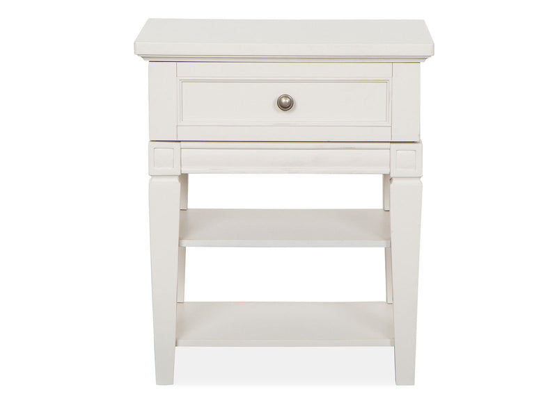 Willowbrook - Open Nightstand - Egg Shell White With Slight Rub Through, photo 4 of 7