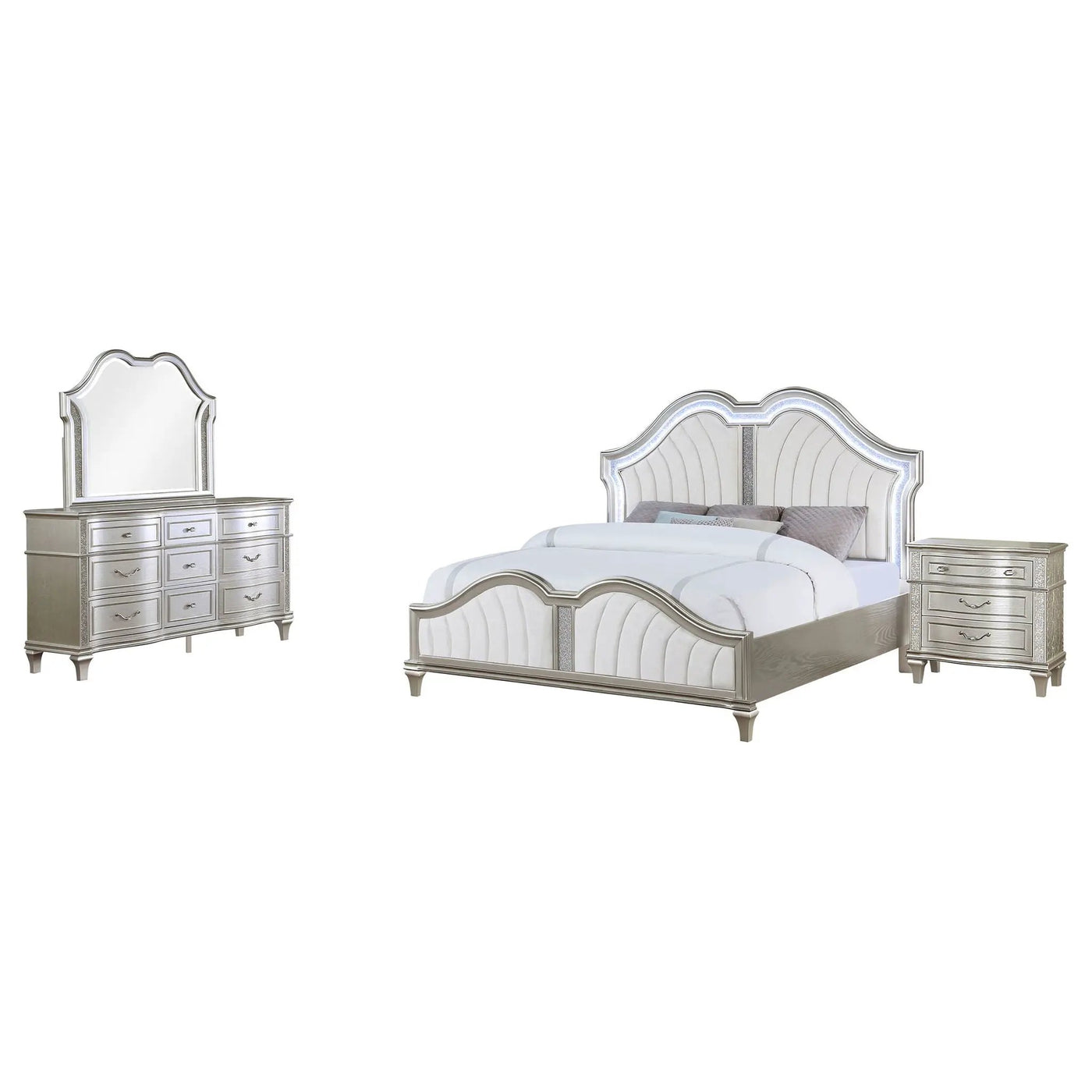 Evangeline - 4 Piece Bedroom Set by HouseOfZazla