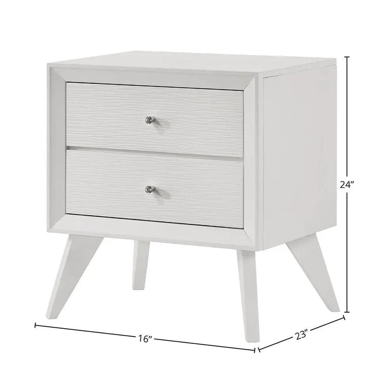 Cerys - Nightstand - White by Unique Piece Furniture