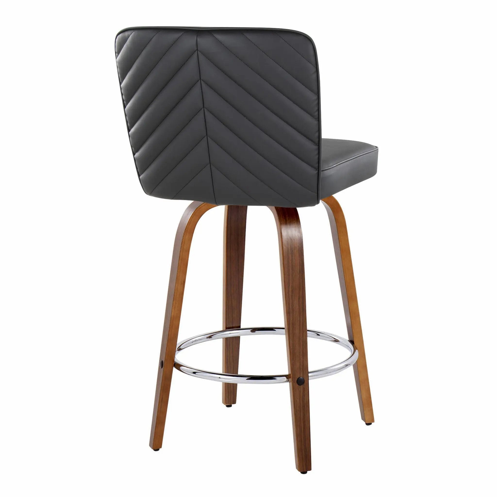 26" Contemporary Fixed-Height Counter Stool with Swivel by HouseOfZazla