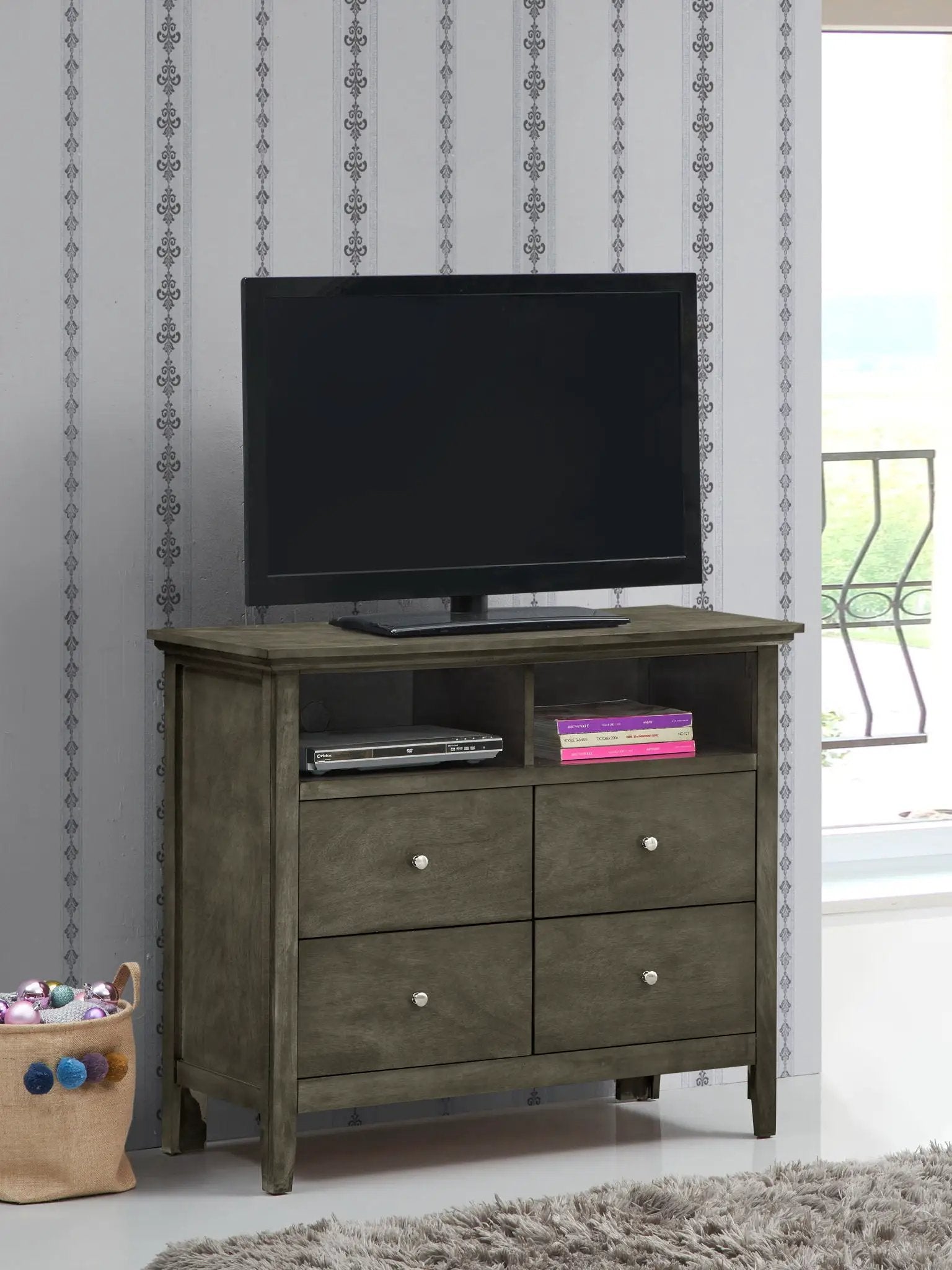 Hammond - Charming Media Chest With Storage by HouseOfZazla