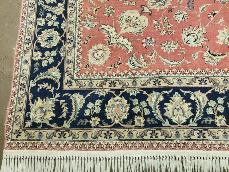 6' X 9' Vintage Fine Oriental Floral Handmade Wool Rug Vegetable Dyes Red Nice by Jewel Rugs