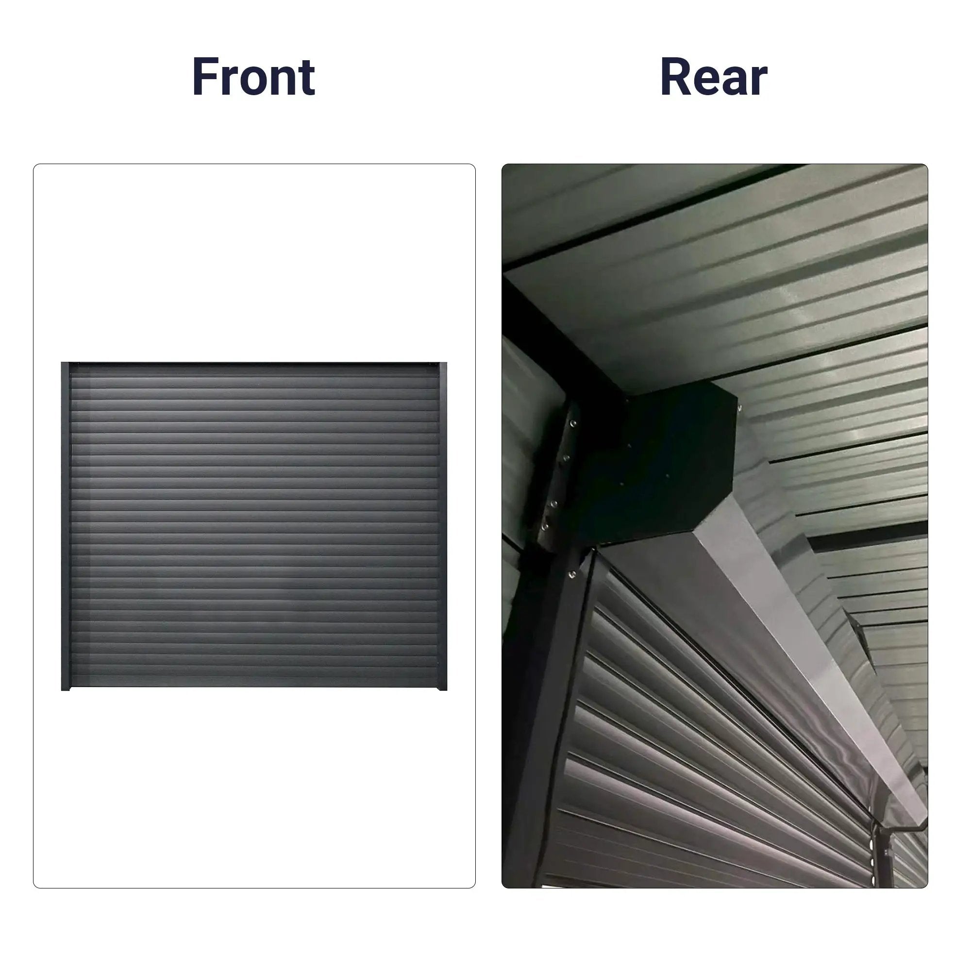 8.5' x 8.5' Motorized Roll-Up Door Kit by HouseOfZazla