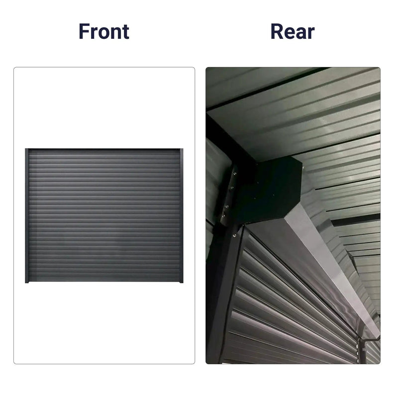 8.5' x 8.5' Motorized Roll-Up Door Kit by HouseOfZazla