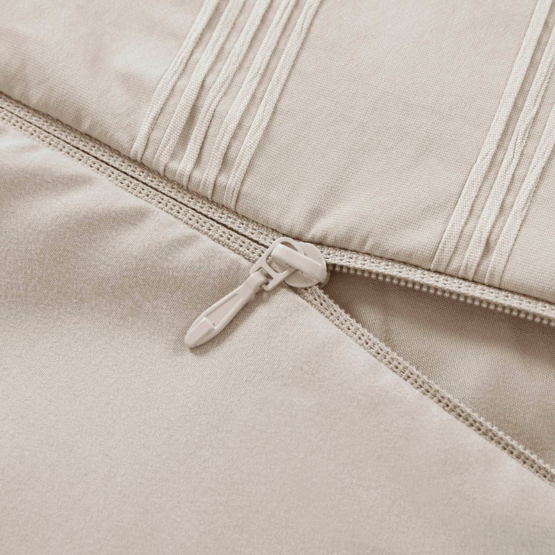 Striped Full Woven Duvet Set with 2 Pillow Shams - Full Size, photo 2 of 10