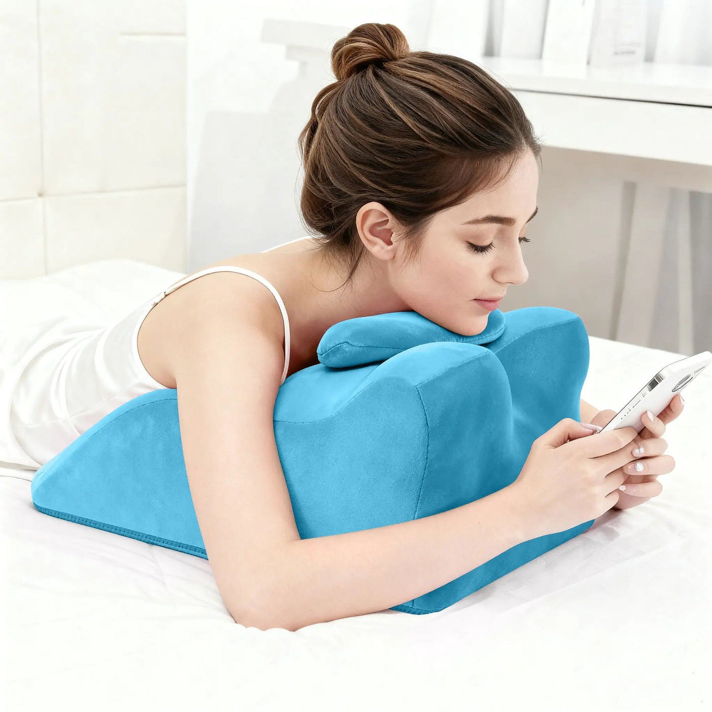 Ergonomic Spinal Posture Support Bed Pillow by HouseOfZazla