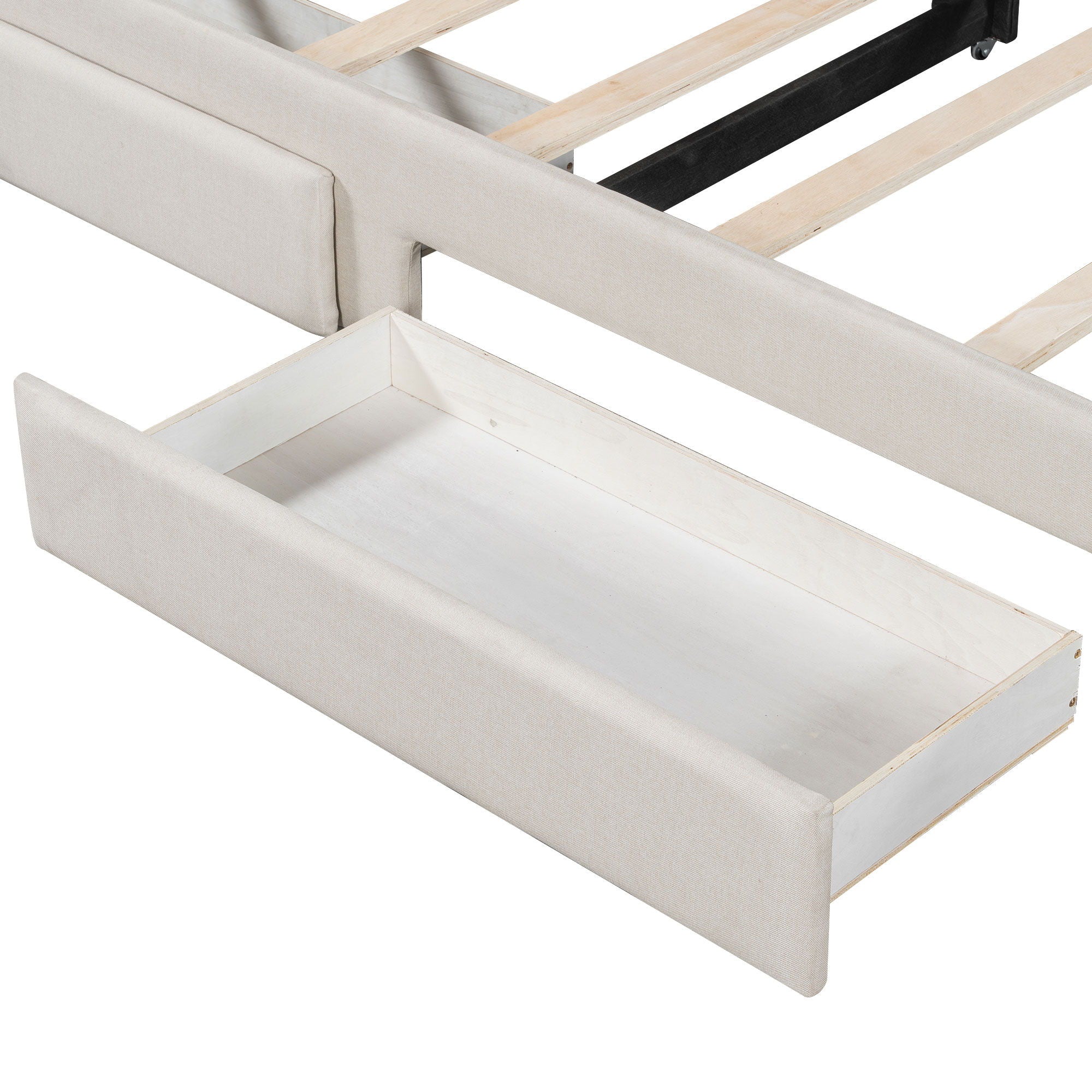 Extendable Daybed With LED Light And 2 Storage Drawers by HouseOfZazla