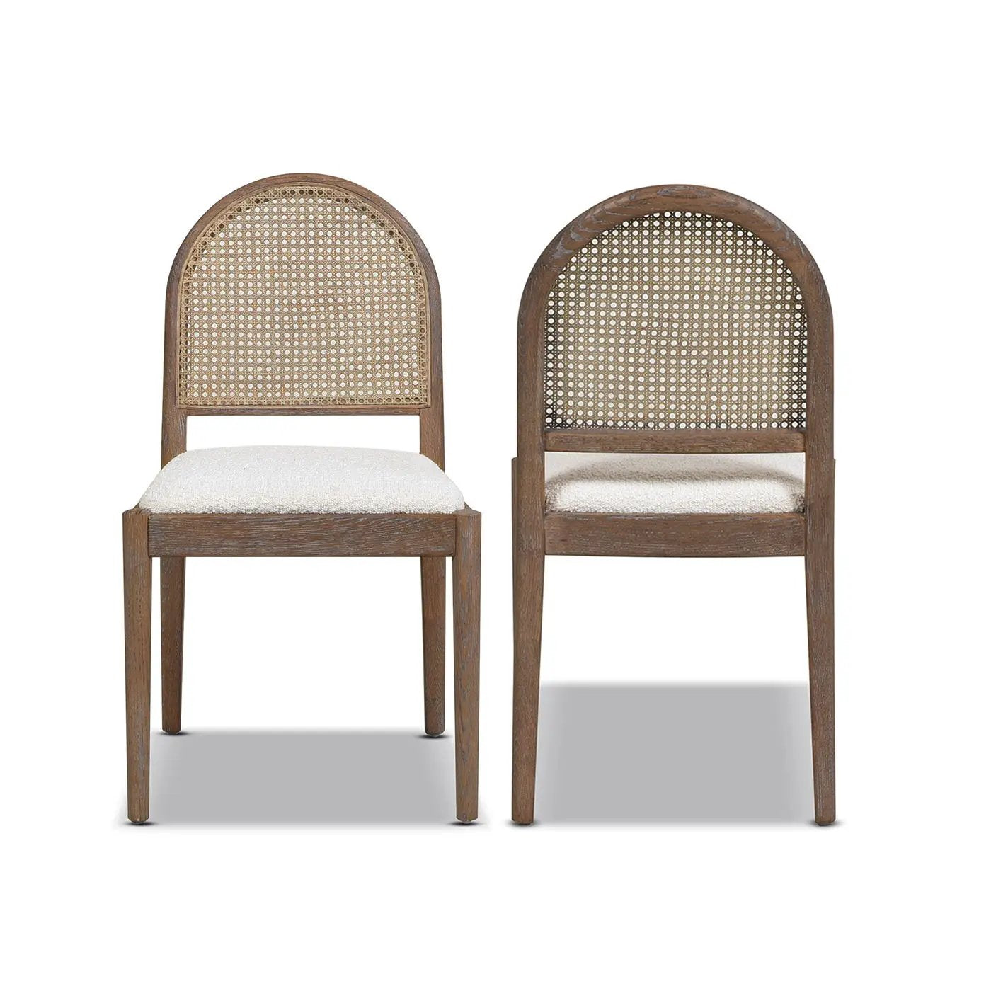 Panama - Curved Cane Side Dining Chair (Set of 2) by HouseOfZazla
