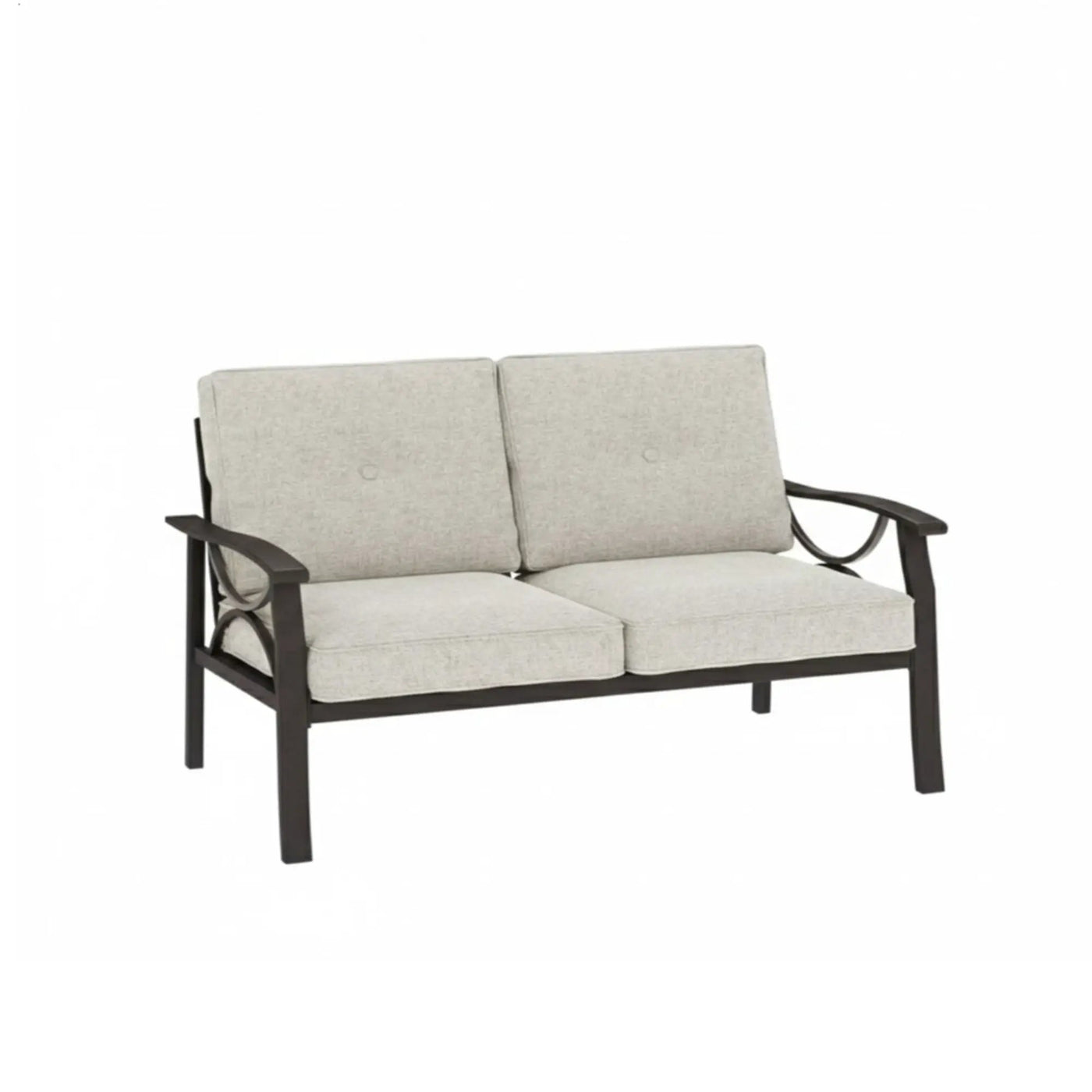 All-Weather Loveseat 2 Seats Sofa With Cushions by HouseOfZazla