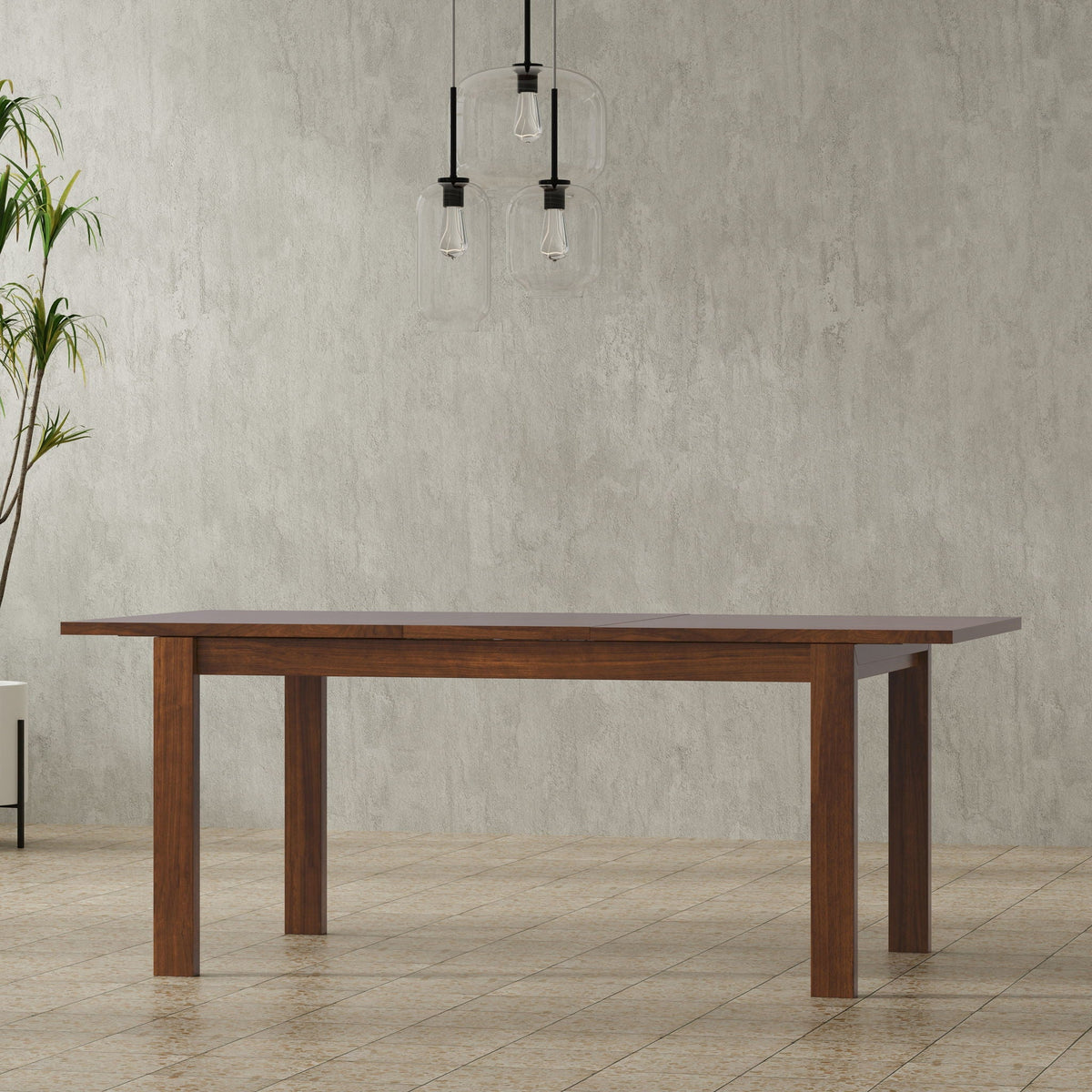 Handcrafted Dining Table with Solid Wood Veneer - Dark or Light Brown, photo 30 of 40