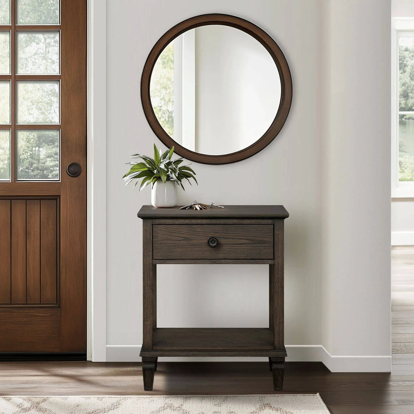 Victoria - Bedside Table With Drawer And Shelf by HouseOfZazla