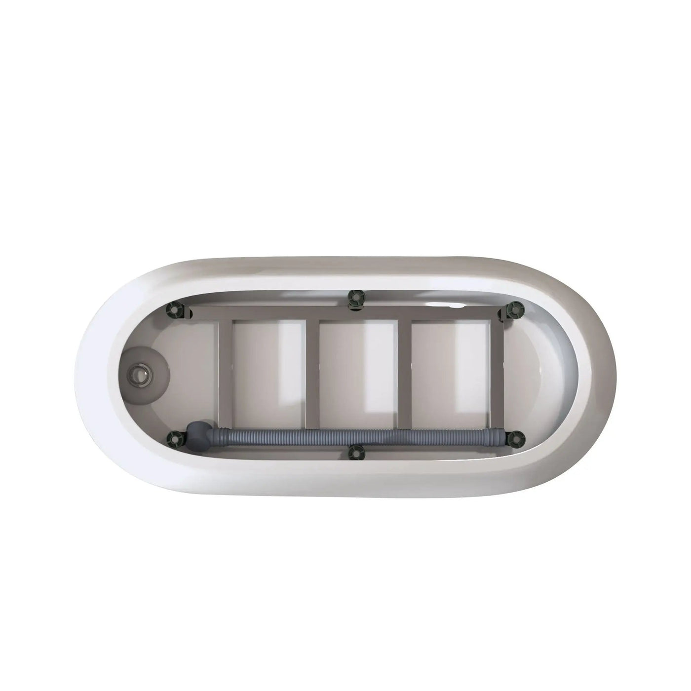 Special-Shaped Freestanding Slipper Bathtub, Overflow & Pop Up Drain by HouseOfZazla