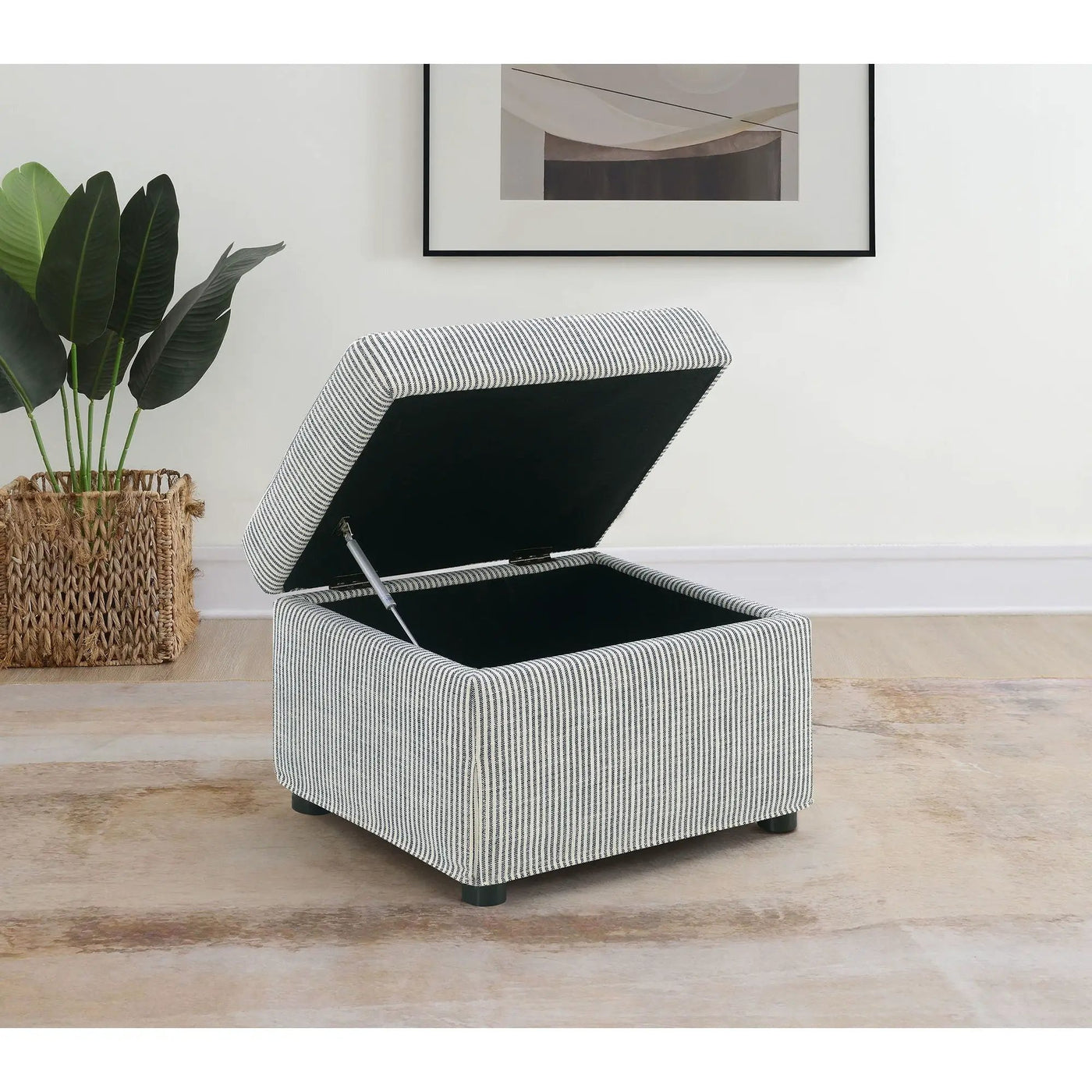 Merced - Lift Top Storage Ottoman by HouseOfZazla