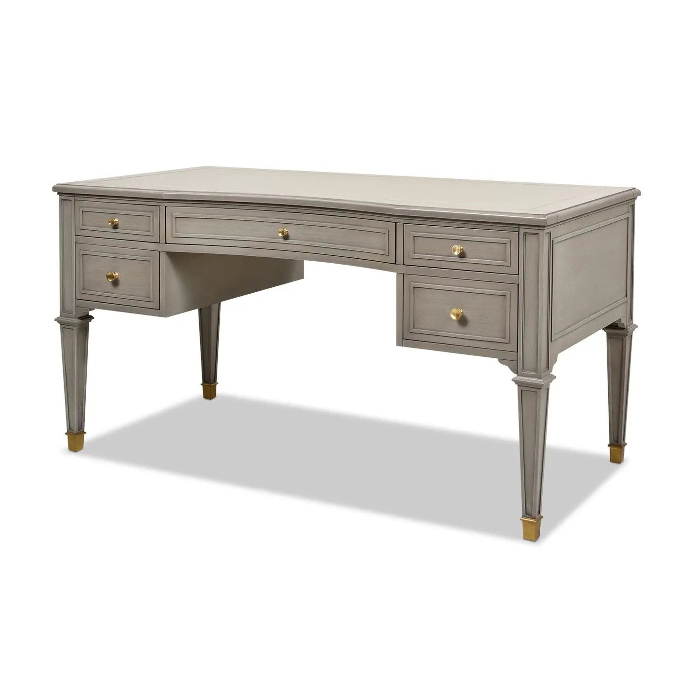 Dauphin - 5 Drawer Executive Desk by HouseOfZazla