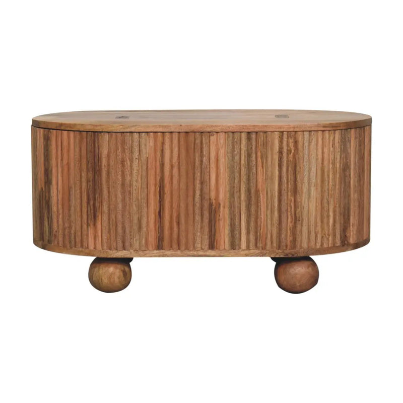 Solid Wood Soba Ball Lid-Up Coffee Table by HouseOfZazla