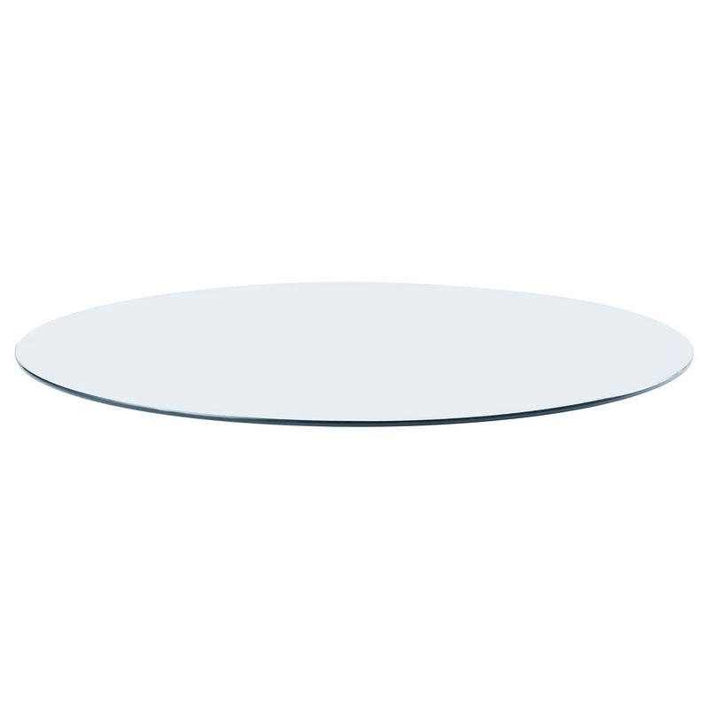 Glass Tops 60-inch 12mm Round Clear Tempered Glass Top by Unique Piece Furniture