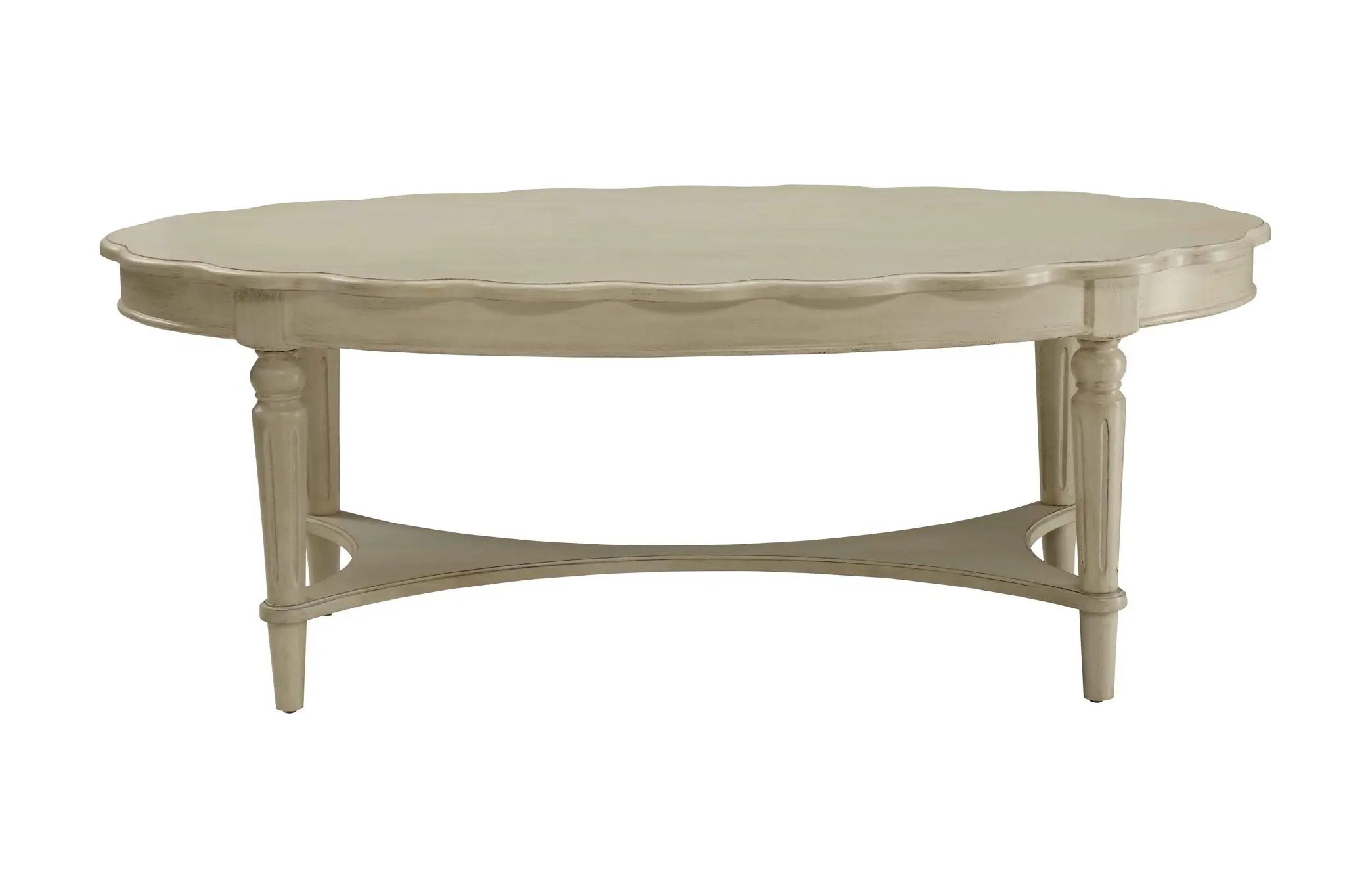 Fordon French Antique Coffee Table - Ivory by HouseOfZazla