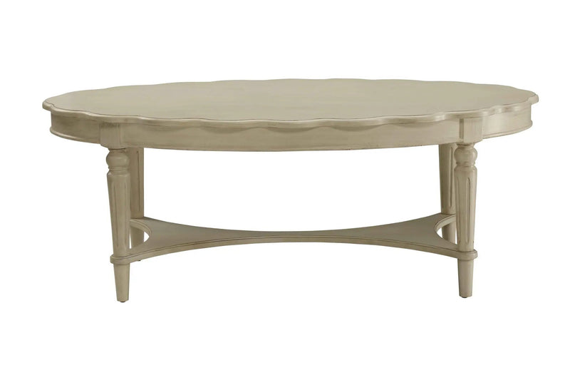 Fordon French Antique Coffee Table - Ivory by HouseOfZazla