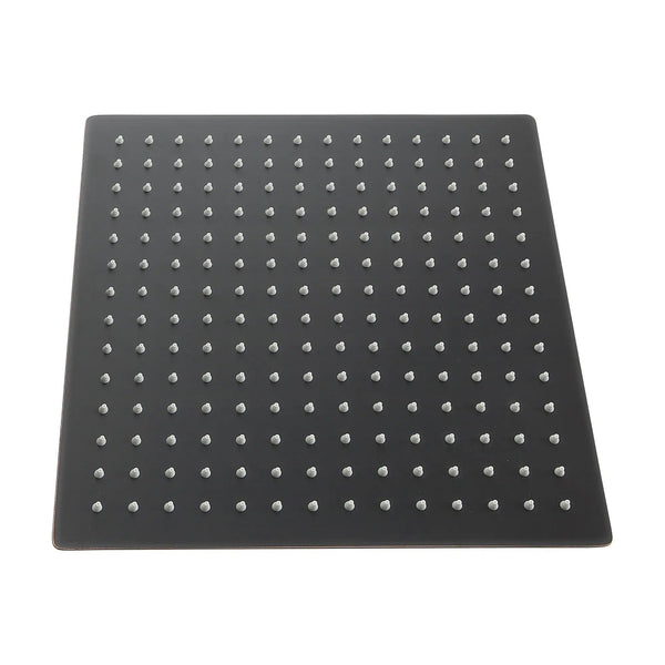 10" Square Rainfall Shower Head With Silicone Nozzle - Oil-Rubbed Bronze