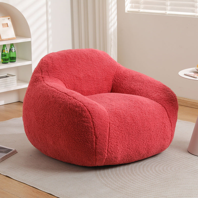 Giant Bean Bag Chair, Spacious Memory Foam With Armrests by HouseOfZazla
