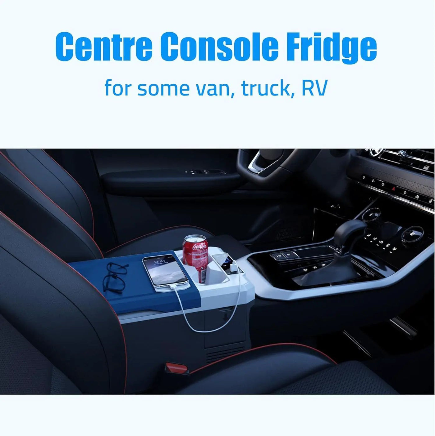 Portable Refrigerator, Car Freezer With App Control, 12V, 45W Low Noice Cooler For Rv, Boat by HouseOfZazla