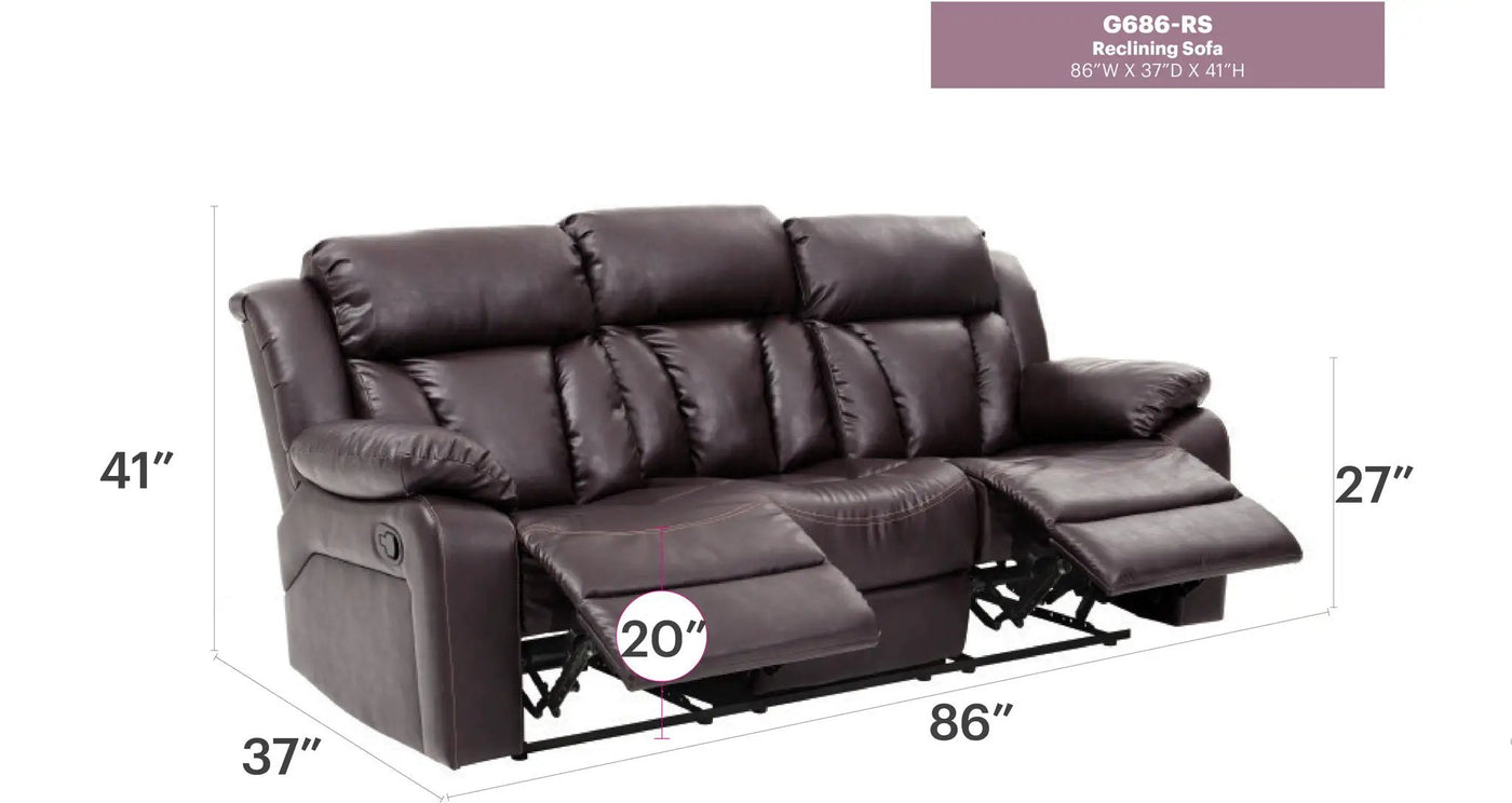 Reclining Sofa For Leisure Elegant by HouseOfZazla