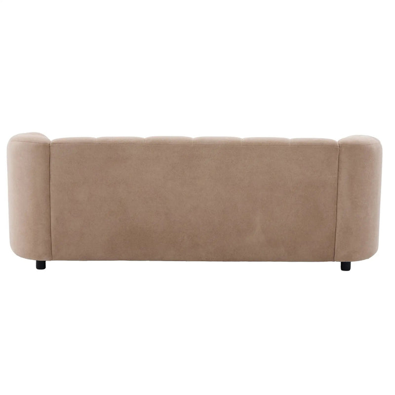 Mirelle 80 in. Modern Curved Velvet Sofa Couch by HouseOfZazla