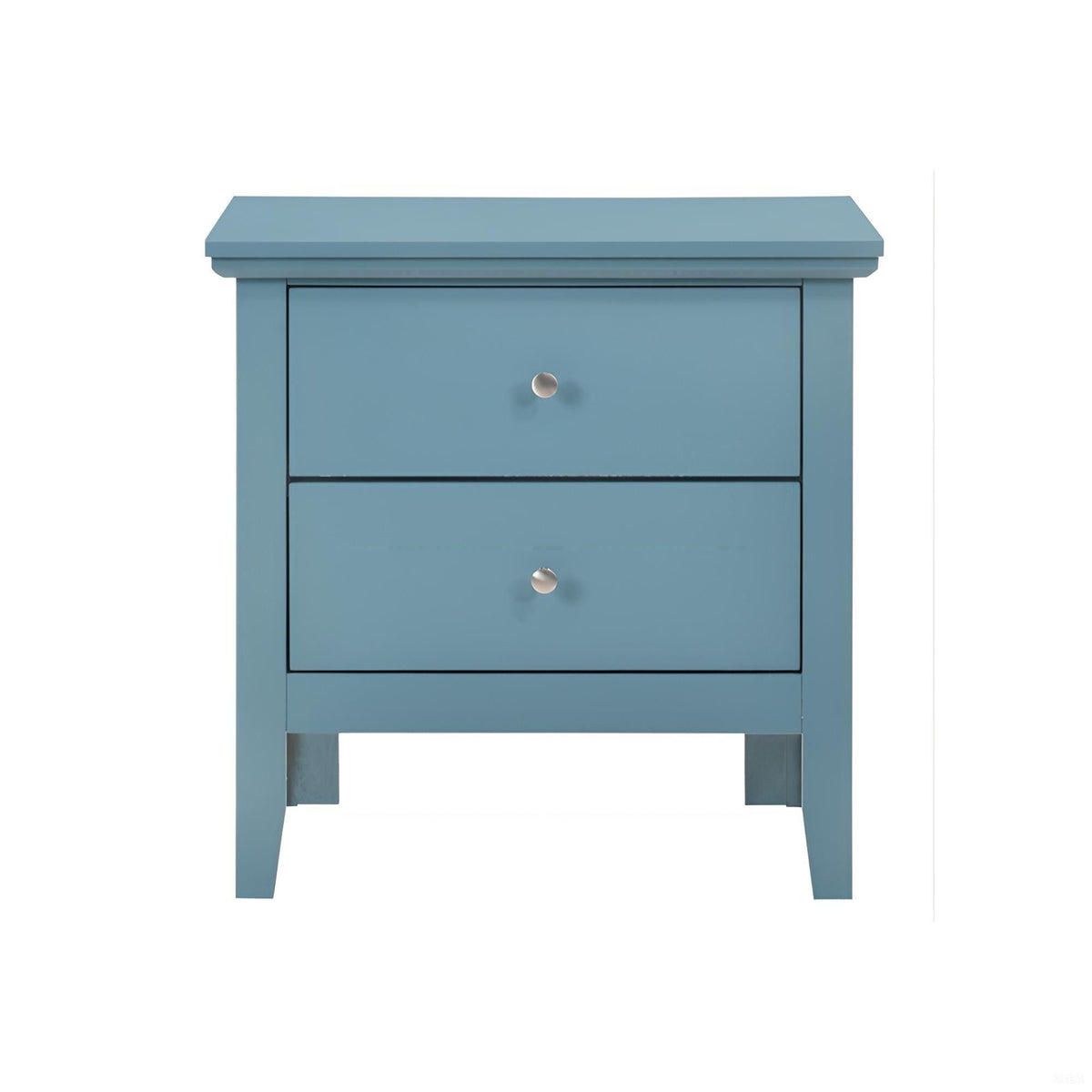 English Dovetailed Drawers Nightstand with Nickel Hardware - Multiple Colors, photo 4 of 26