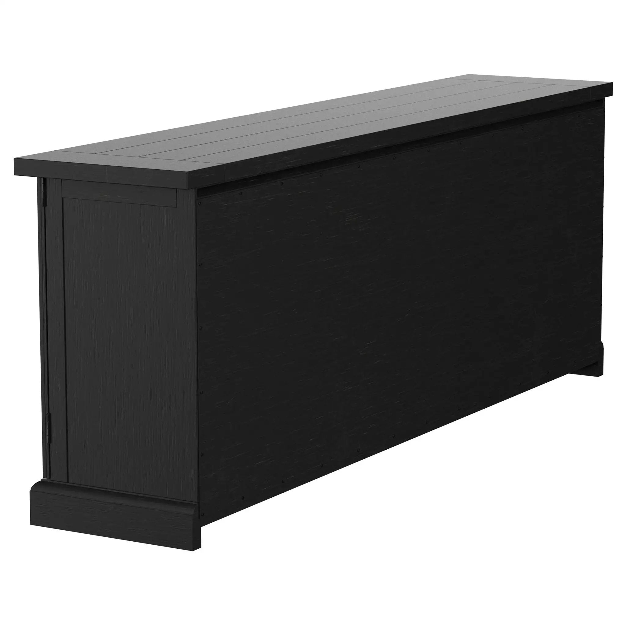 Florence 4-door Dining Sideboard Buffet Distressed Black by Unique Piece Furniture