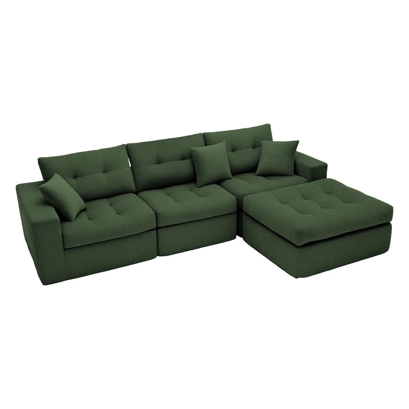 Corner Chaise L-Shaped Sectional Sofa Bed by HouseOfZazla