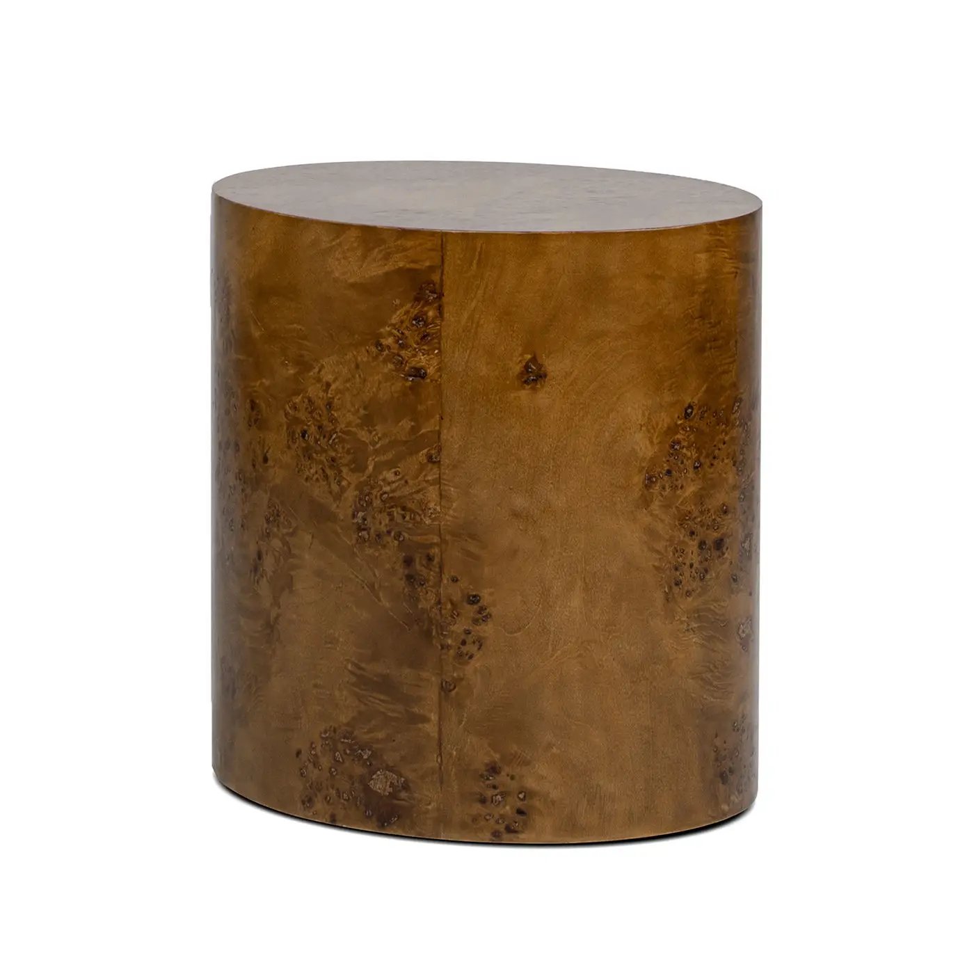 Nebula - Accent Oval Pillar Side Table by HouseOfZazla