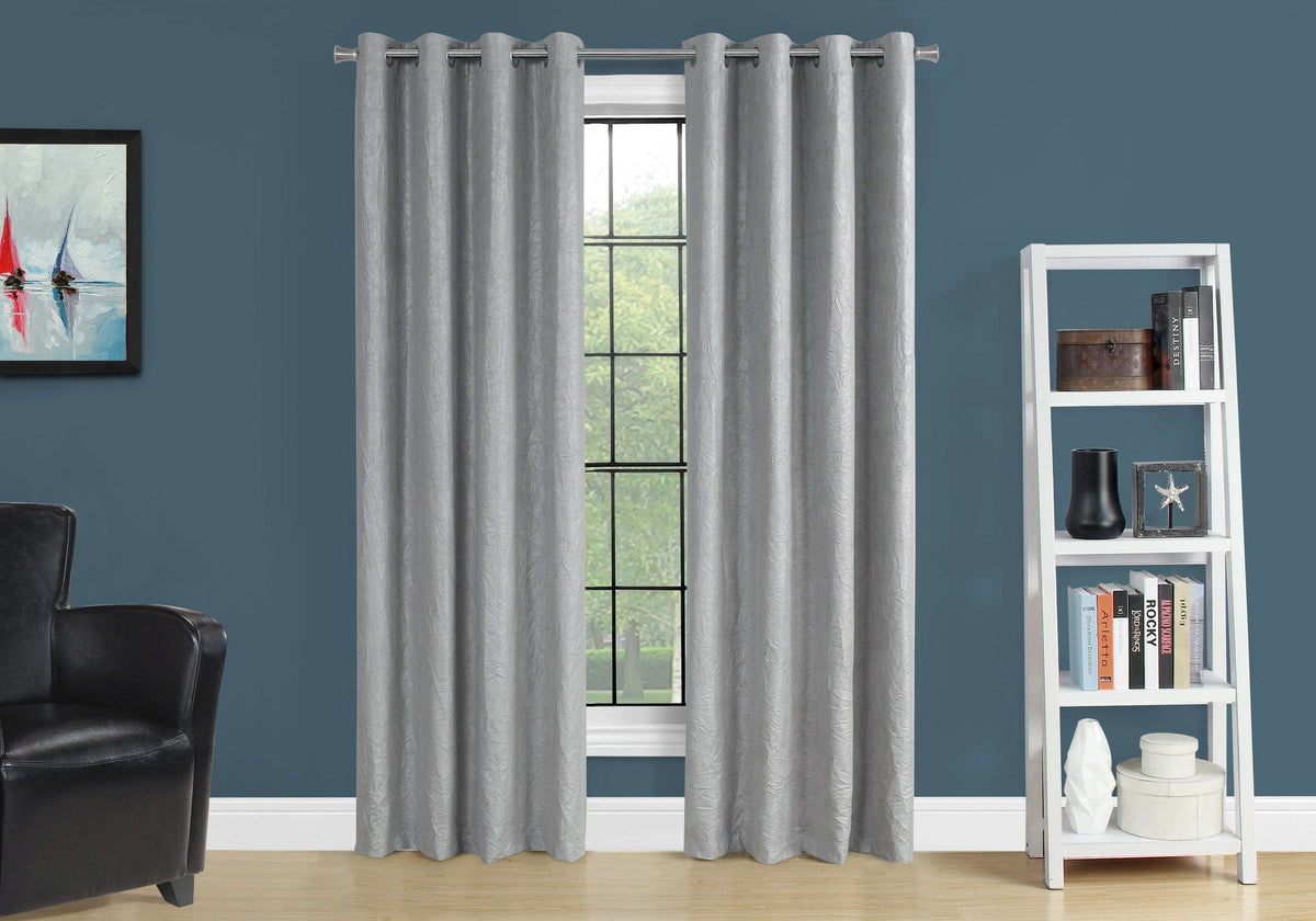 2 Pieces Set Room Darkening Curtain Panels with Grommet, photo 23 of 28