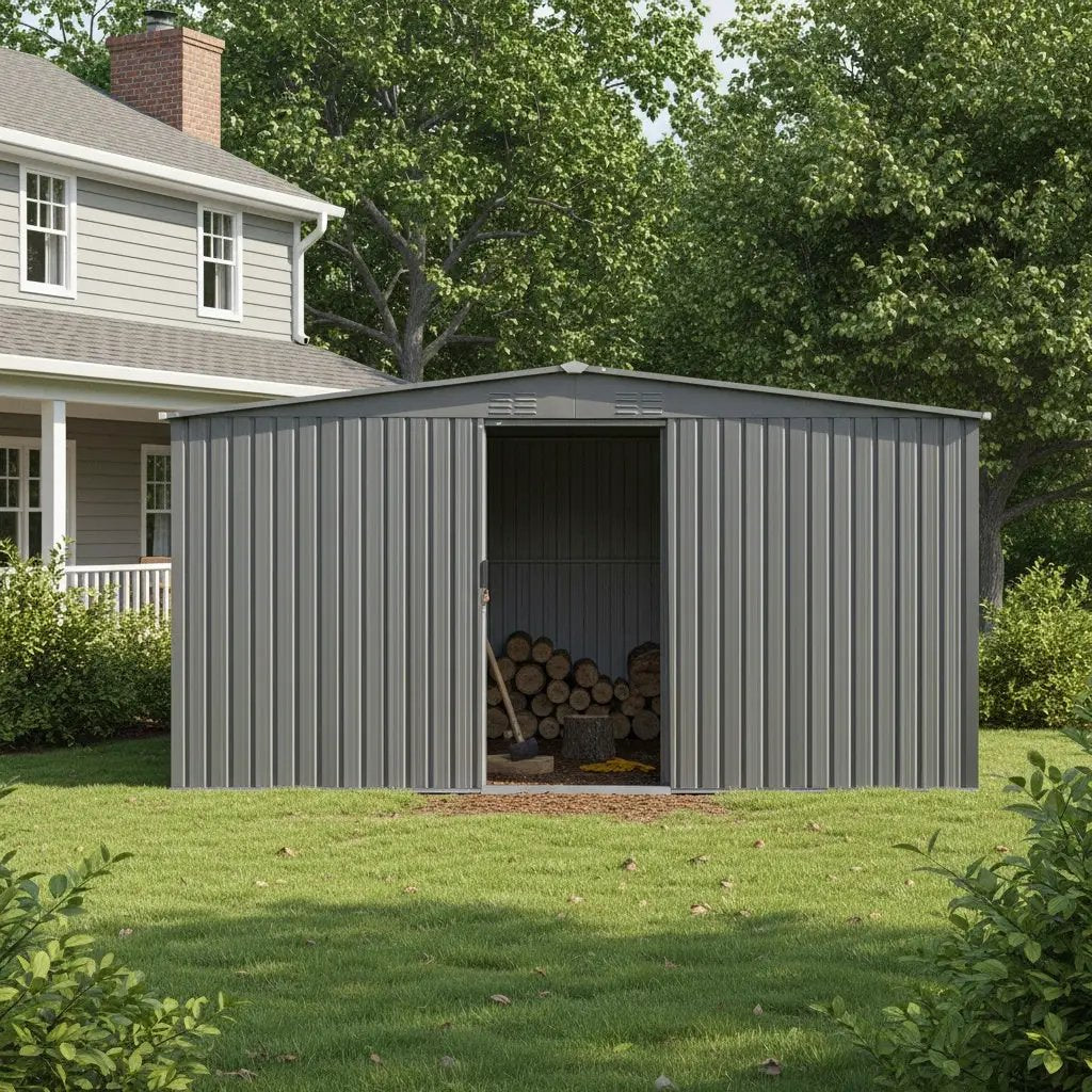 13×11ft New Outdoor Storage Shed by HouseOfZazla