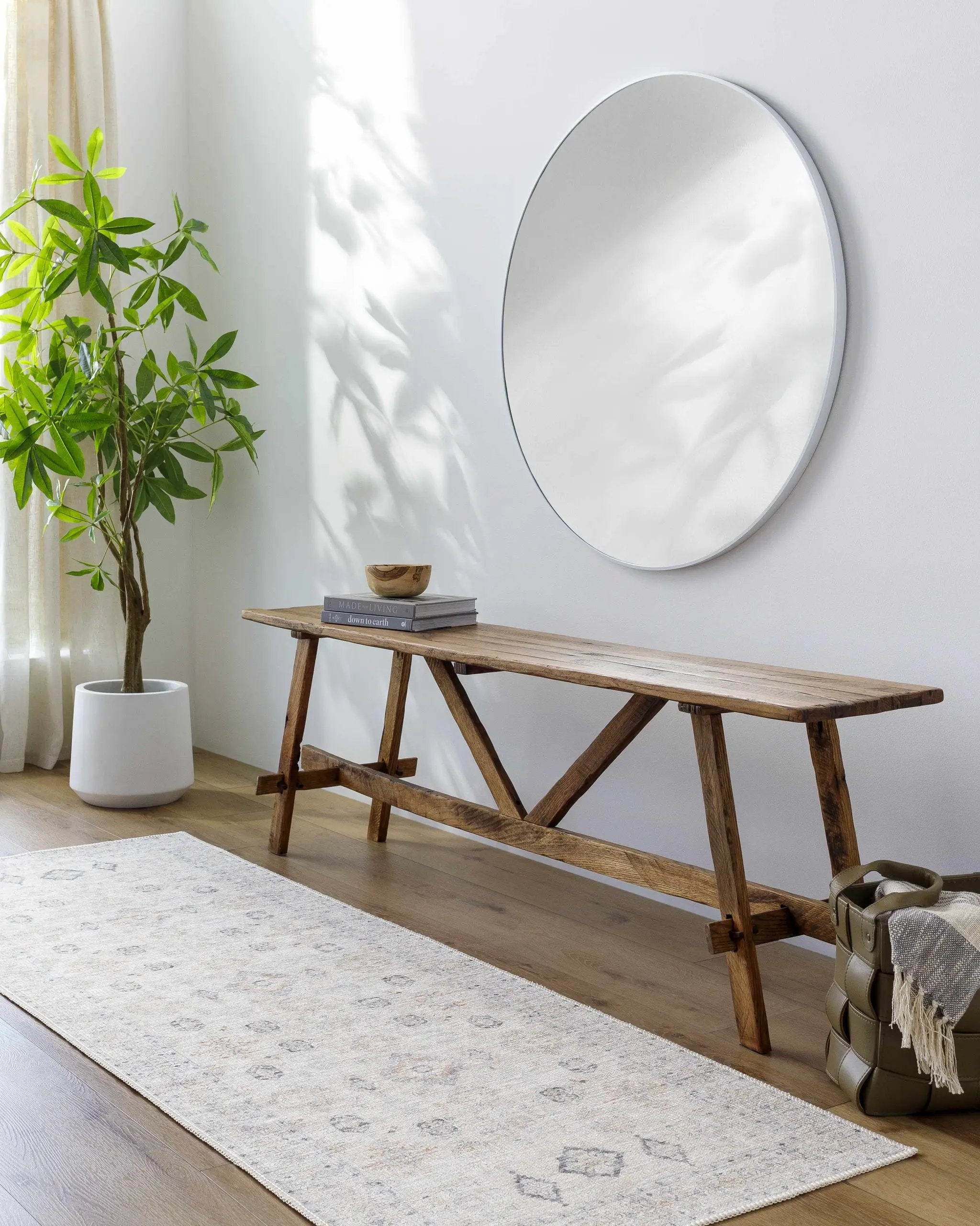 Beige Beckett Washable Rug - Clearance by Boutique Rugs