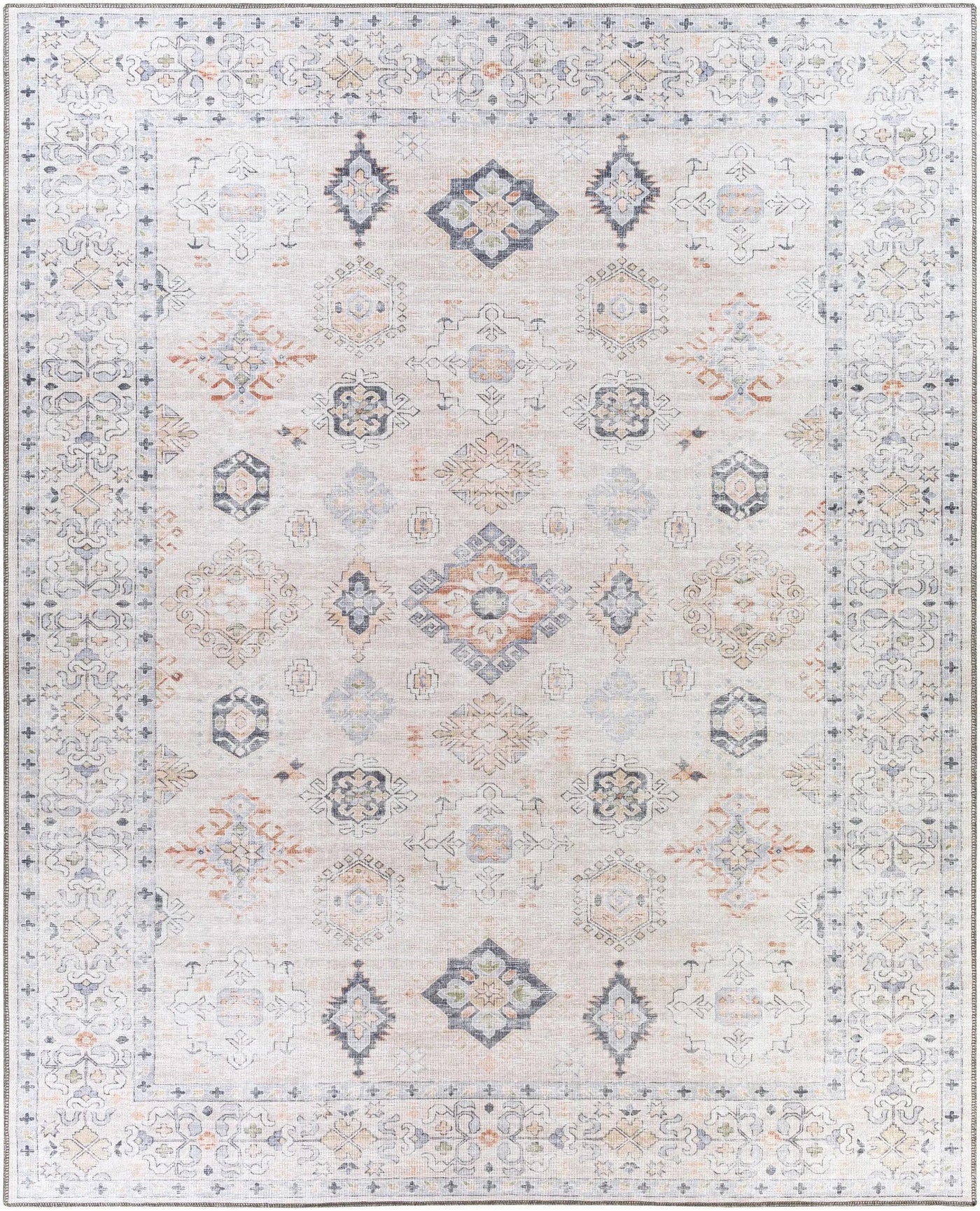 Beige Beckett Washable Rug - Clearance by Boutique Rugs