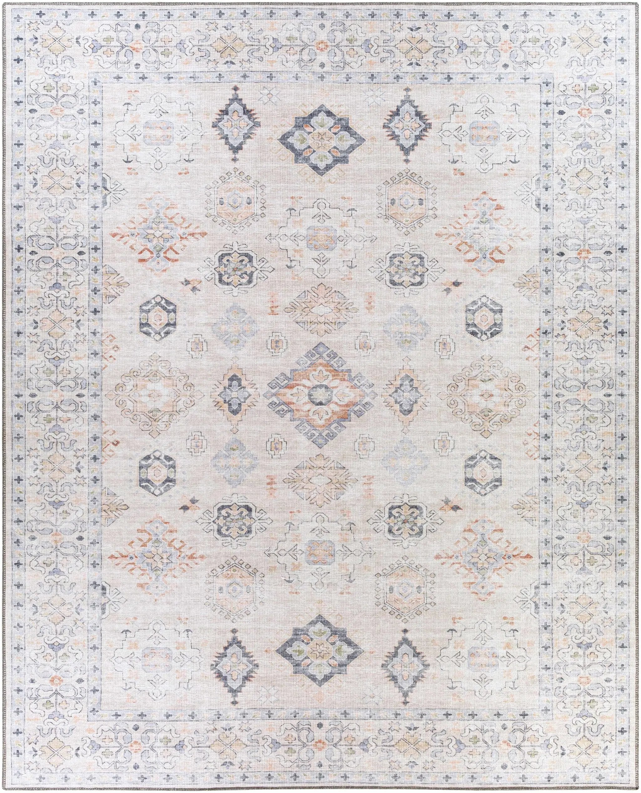 Beige Beckett Washable Rug - Clearance by Boutique Rugs